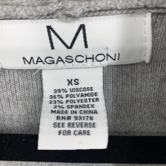 Magashoni Womens XS Cardigan Coatigan Sweater Shawl Collar Minimalist Casual - Picture 4 of 8